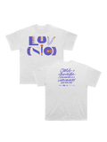 LUV(SIC) TEE IN WHITE