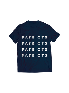 PATRIOTS: PATRIOTS LOGO (BLUE) T-SHIRT