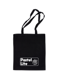 PASTEL LITE: PASTEL LITE (BLACK) TOTE BAG